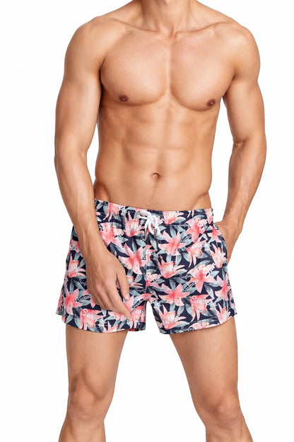 Men’s Printed Beach Shorts – Casual & Comfortable Sleepwear