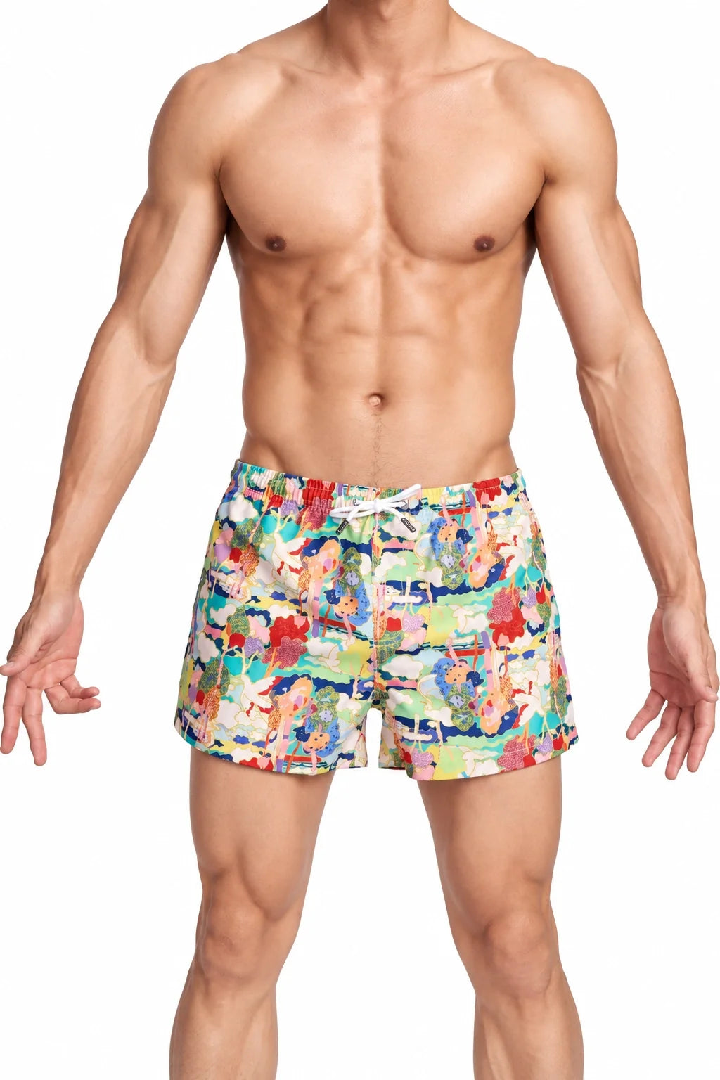 Men’s Printed Beach Shorts – Casual & Comfortable Sleepwear