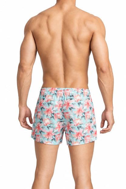 Men’s Printed Beach Shorts – Casual & Comfortable Sleepwear