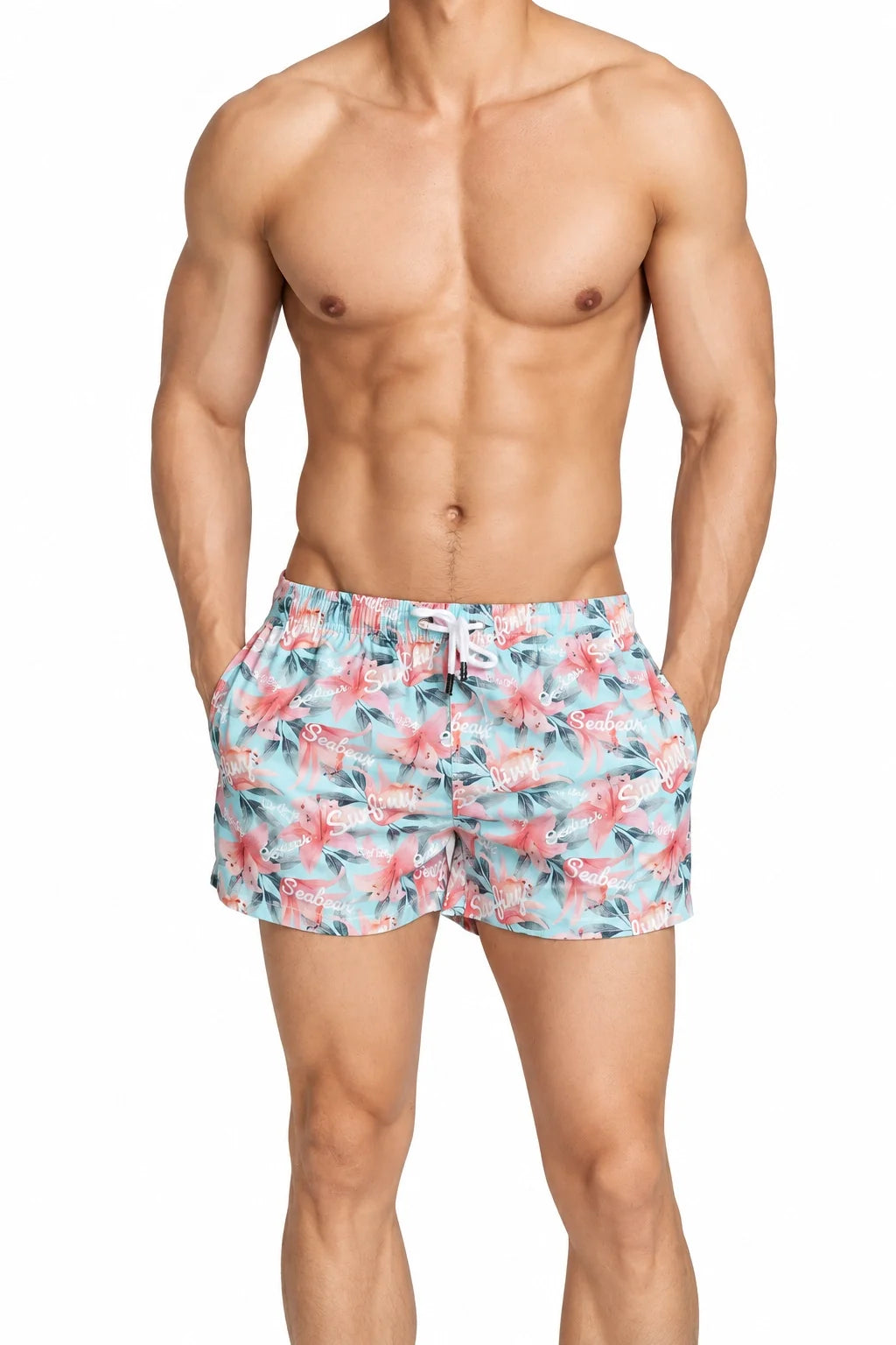 Men’s Printed Beach Shorts – Casual & Comfortable Sleepwear