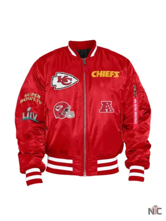 Kansas City Chiefs Alpha Industries X New Era Jacket