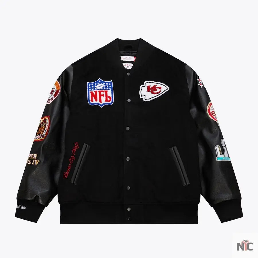 Kansas City Chiefs Blackout Collection Vintage Jacket