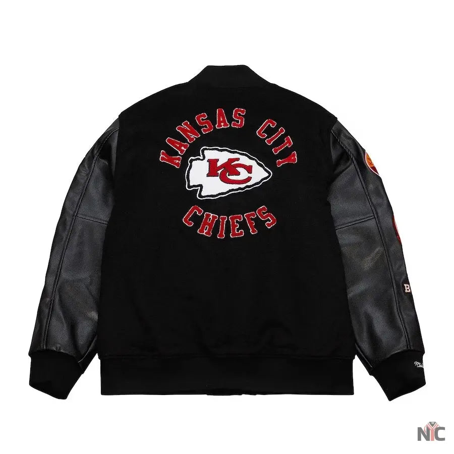 Kansas City Chiefs Blackout Collection Vintage Jacket