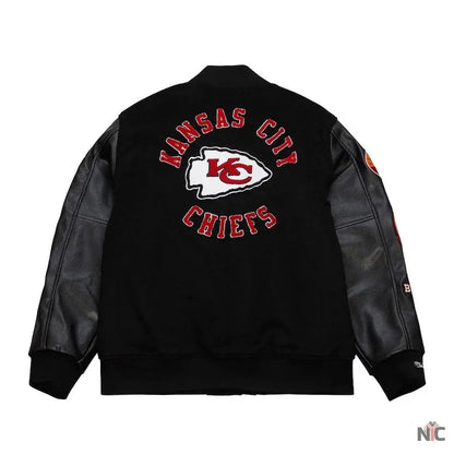 Kansas City Chiefs Blackout Collection Vintage Jacket