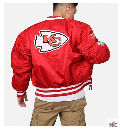 Kansas City Chiefs MA-1 Bomber Jacket