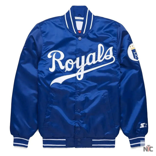 Kansas City Royals Classic Royal Satin Jacket