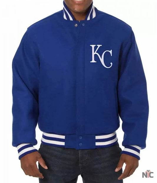 Kansas City Royals Wool Letterman Jacket
