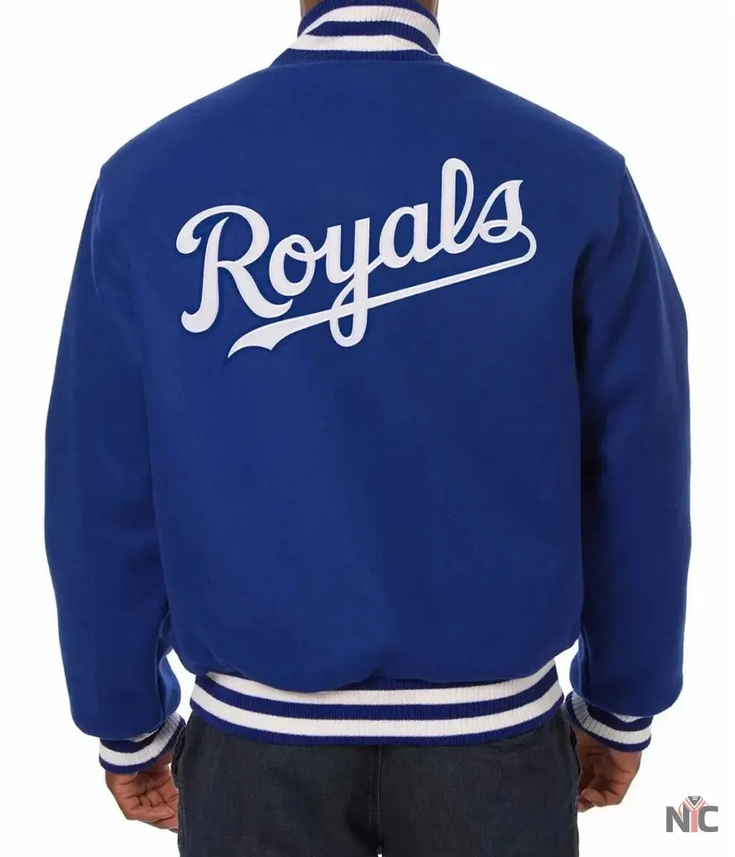 Kansas City Royals Wool Letterman Jacket