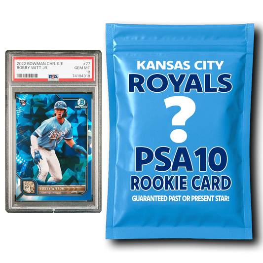 Kansas City Royals PSA 10 Graded Rookie Card Mystery Pack
