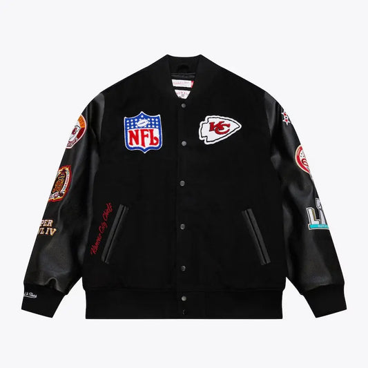 Kansas City Chiefs Blackout Collection Vintage Jacket