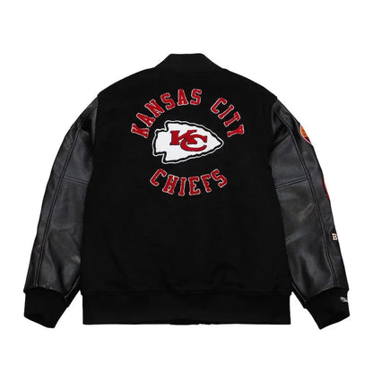 Kansas City Chiefs Blackout Collection Vintage Jacket
