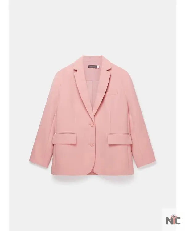 Karen Pirie S02 Velvet Pink Oversized Blazer