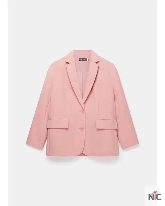 Karen Pirie S02 Velvet Pink Oversized Blazer