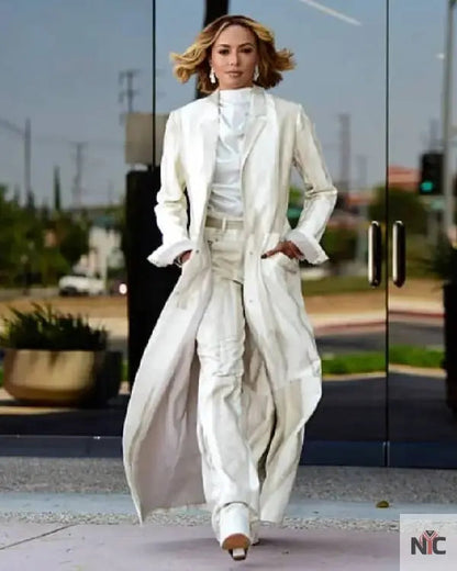 Kat Graham Los Angeles 2025 Long Coat