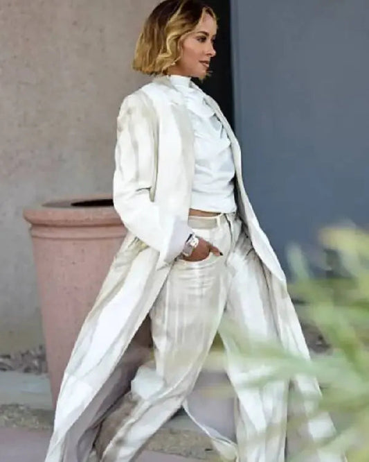 Kat Graham Los Angeles 2025 Long Coat