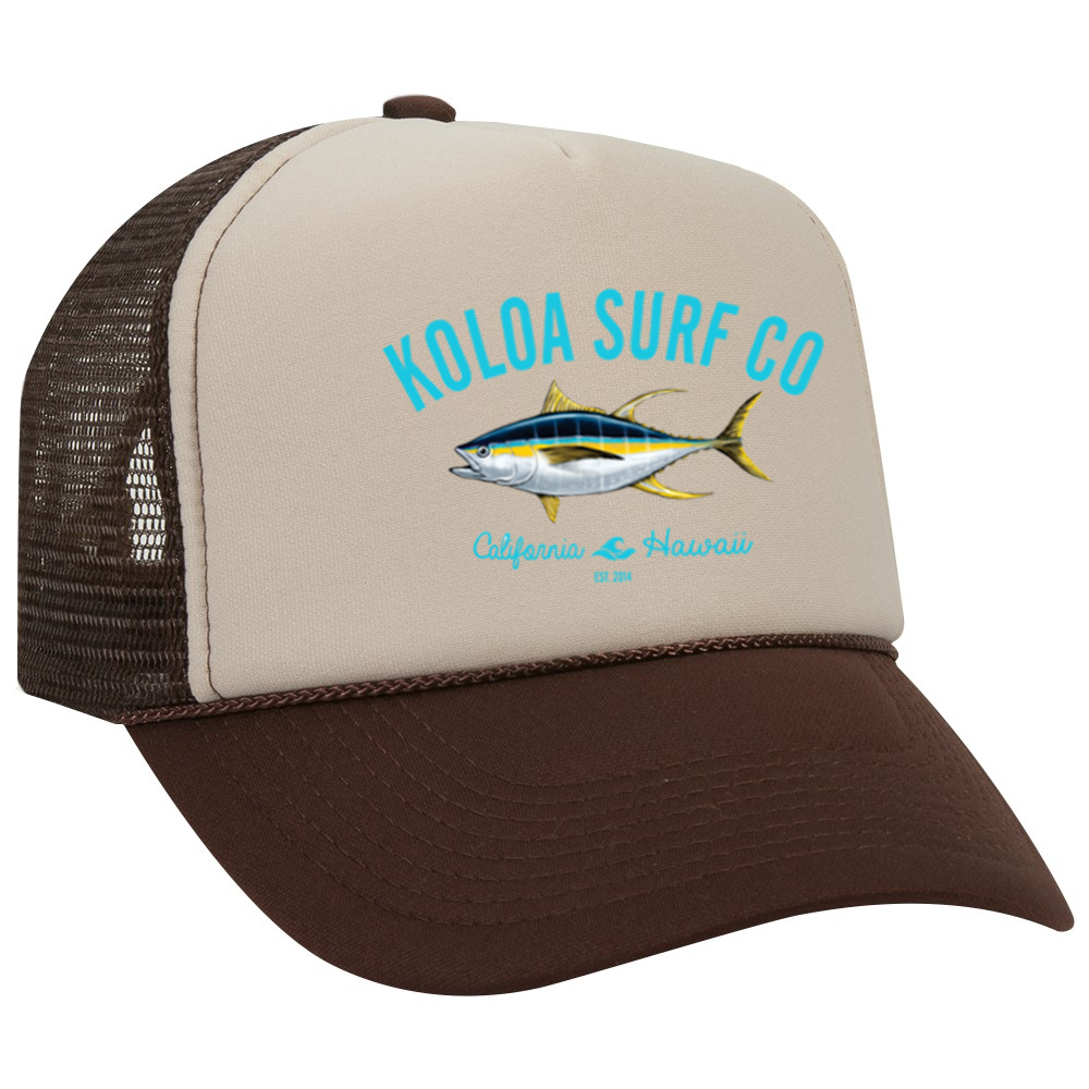 Koloa Yellowfin Foam Trucker Hat