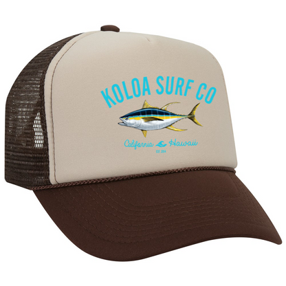Koloa Yellowfin Foam Trucker Hat