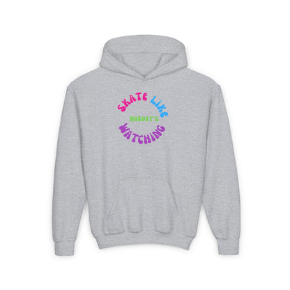 Kids Colorful Skate Like Nobody's Watching Hoodie