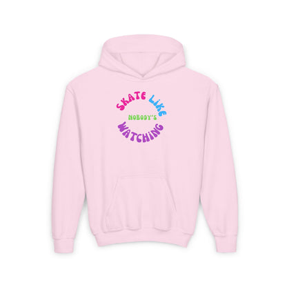 Kids Colorful Skate Like Nobody's Watching Hoodie