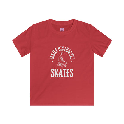 Kids Easily Distracted by Skates Tee
