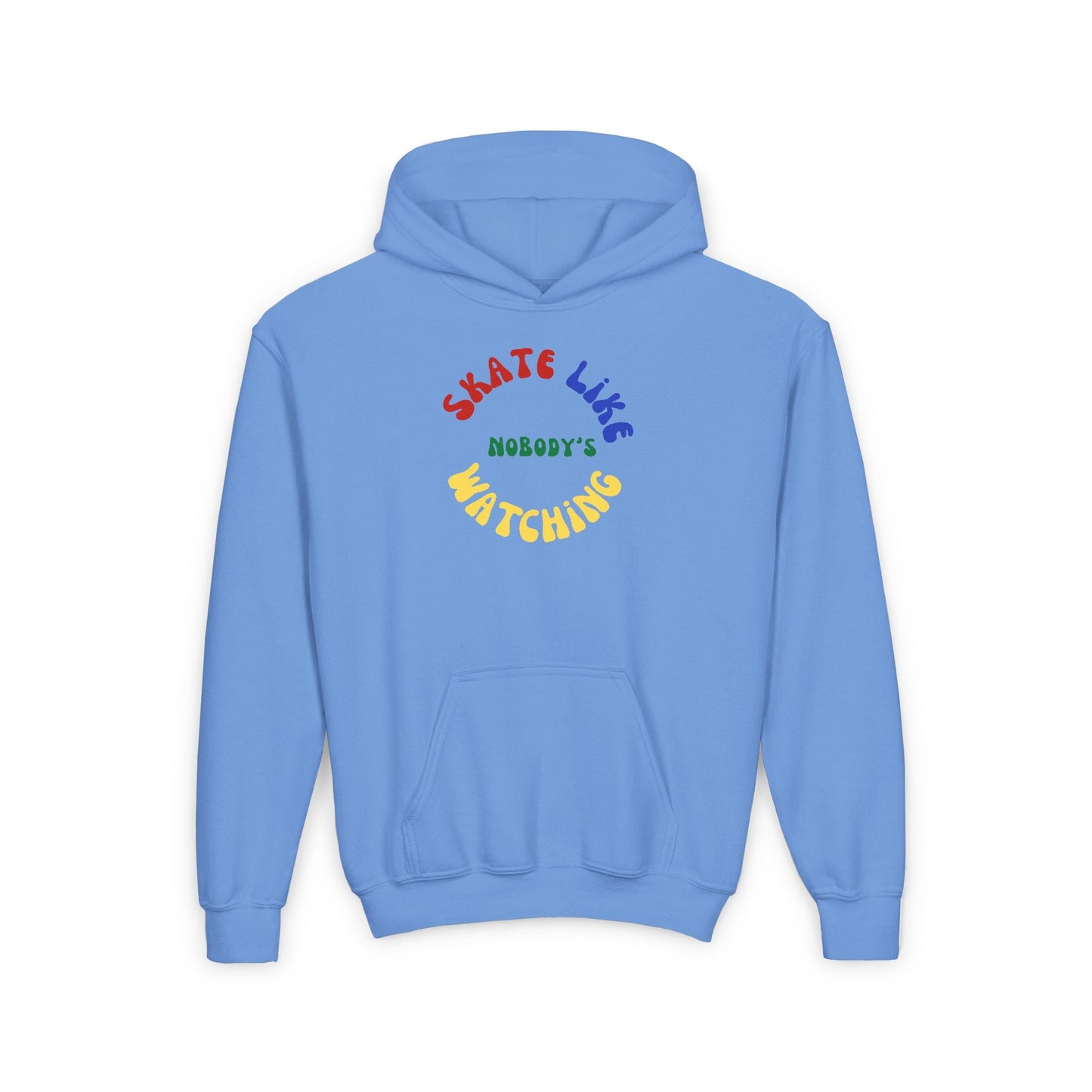 Kids Primary Skate Like Nobody's Watching Hoodie