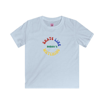 Kids Primary Skate Like Nobody's Watching Tee