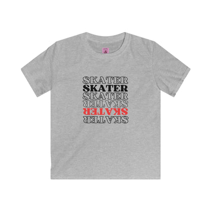 Kids Red Statement Skater Tee