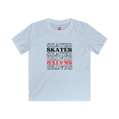 Kids Red Statement Skater Tee