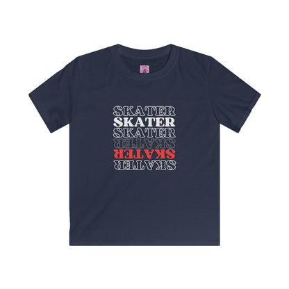 Kids Red Statement Skater Tee