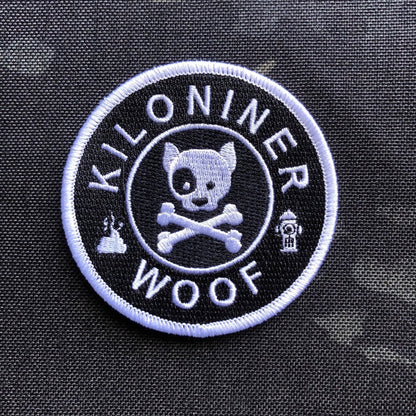 DOG & CROSSBONES Glow In The Dark Morale Patch