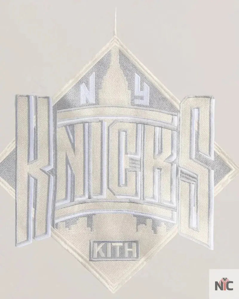Kith For The New York Knicks Empire Satin Bomber Jacket