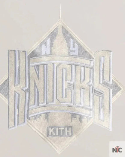 Kith For The New York Knicks Empire Satin Bomber Jacket