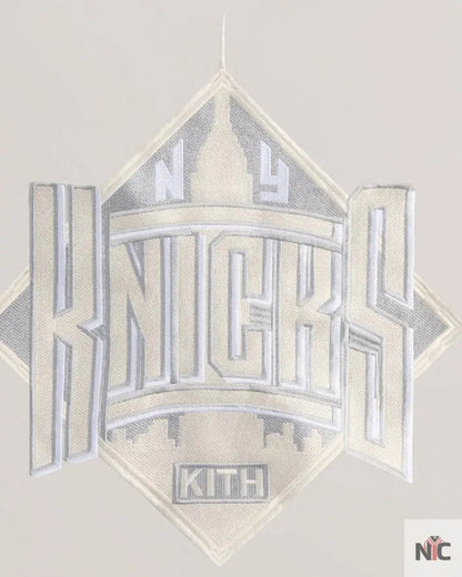 Kith For The New York Knicks Empire Satin Bomber Jacket