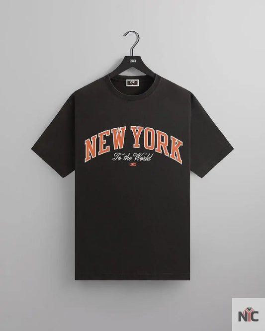 Kith For The New York Knicks New York To The World Vintage Tee