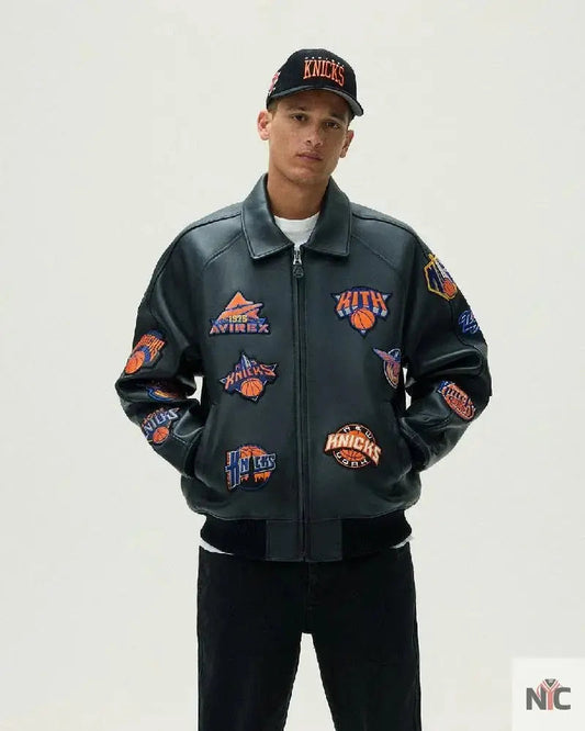 Kith & Avirex For The New York Knicks Icon Jacket