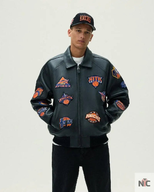 Kith & Avirex For The New York Knicks Icon Jacket