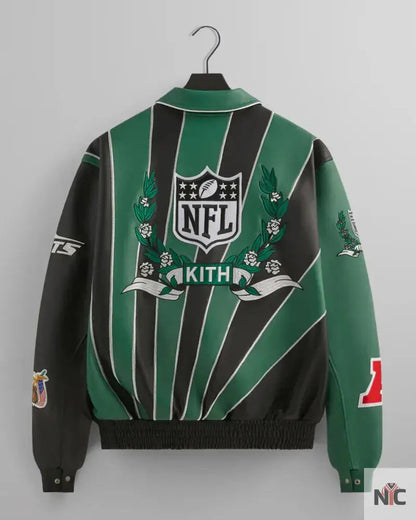 Kith & Jeff Hamilton for the NFL: Jets Leather Varsity Jacket