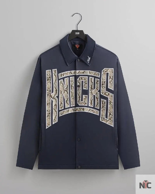 Kith for the New York Knicks Snap Front Coaches Jacket
