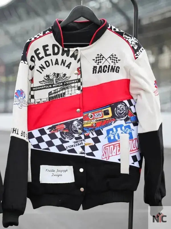 Kristin Juszczyk Indy 500 Cotton Racing Jacket