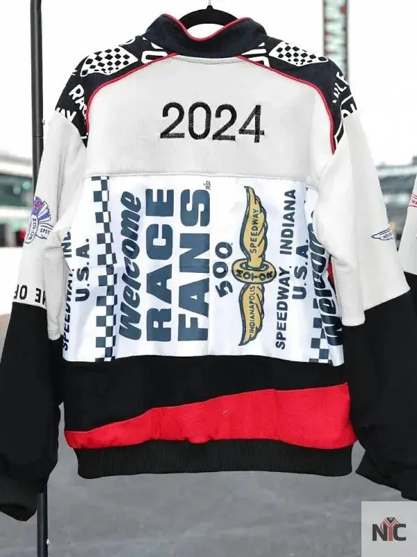 Kristin Juszczyk Indy 500 Cotton Racing Jacket