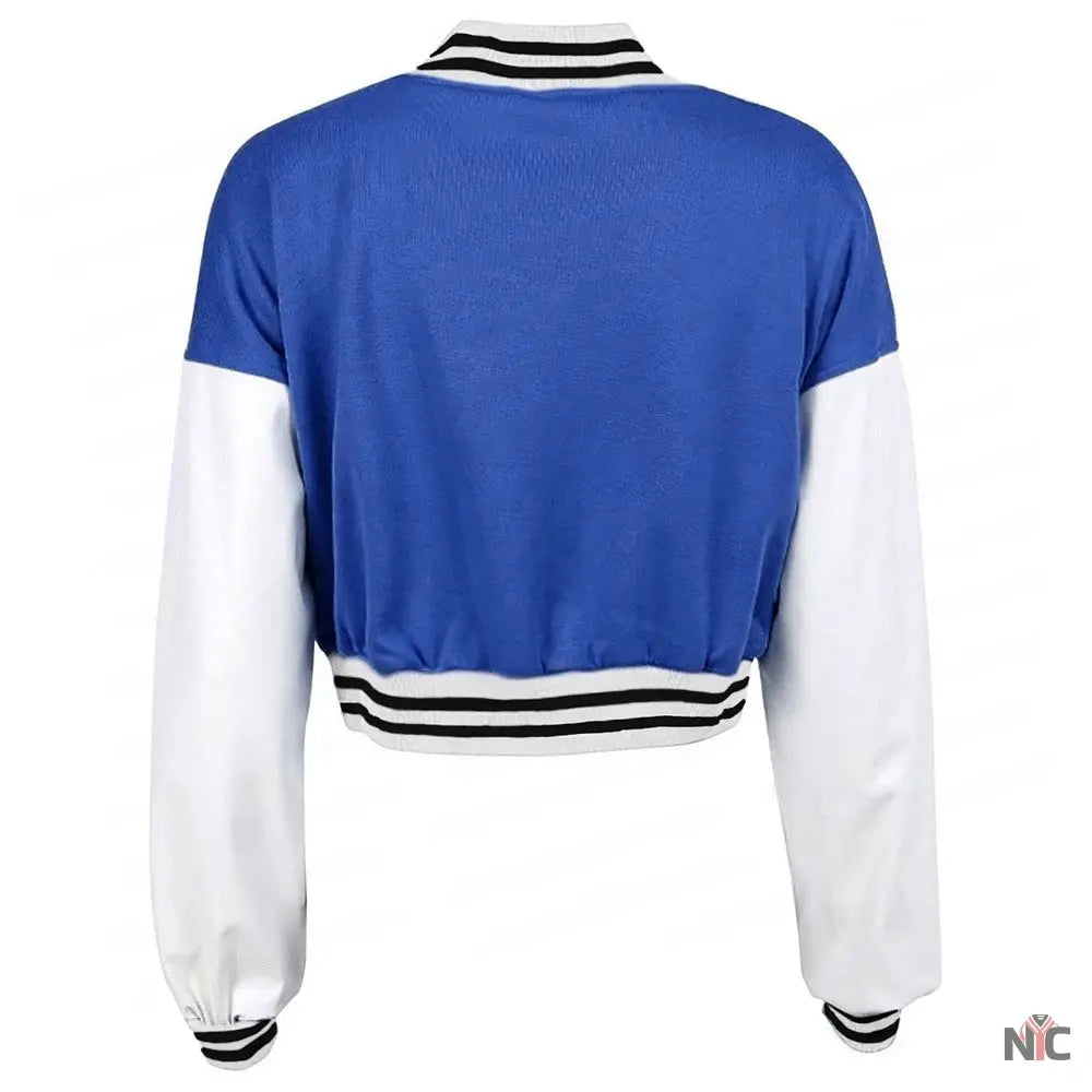 LA Cropped Becky G Letterman Varsity Jacket