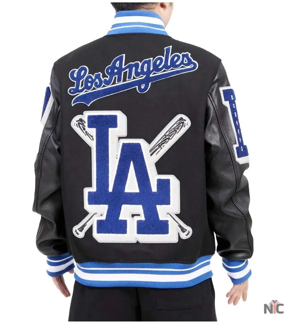 LA Dodgers Mash Up Wool Varsity Jacket