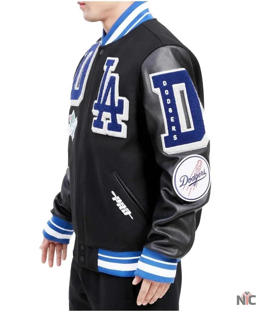 LA Dodgers Mash Up Wool Varsity Jacket