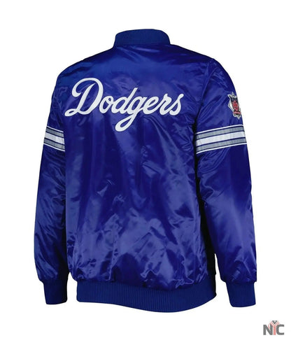 LA Dodgers Pick & Roll Royal Blue Varsity Jacket