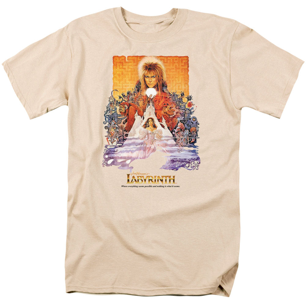 Labyrinth Movie Poster Mens T Shirt White Officially Licensed