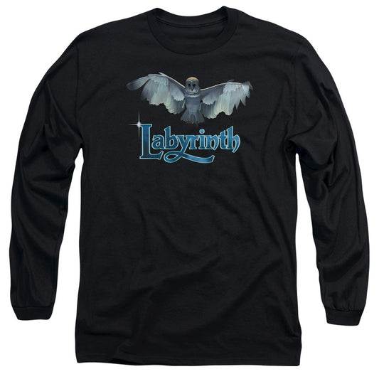 Labyrinth Title Sequence Mens Long Sleeve Shirt Black Officially Licensed Officially Licensed