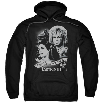 Labyrinth Anniversary Mens Hoodie Black Officially Licensed