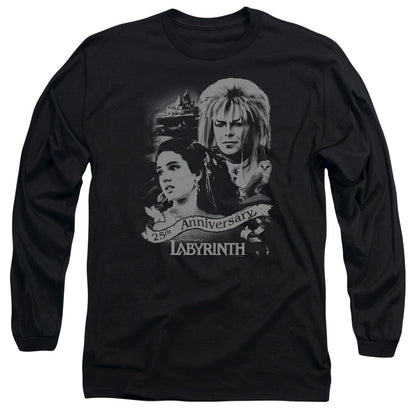 Labyrinth Anniversary Mens Long Sleeve Shirt Black Officially Licensed Officially Licensed