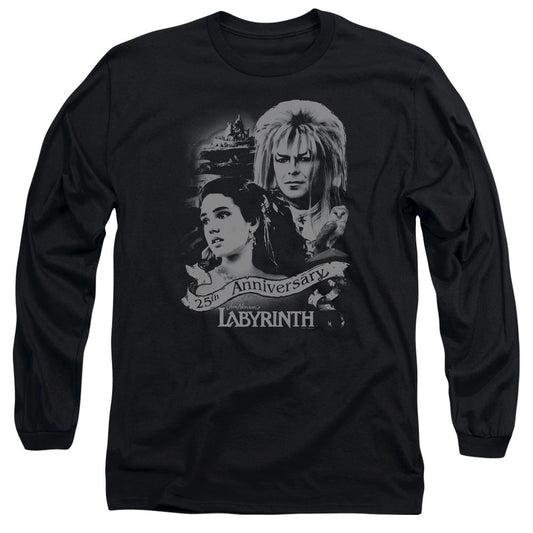 Labyrinth Anniversary Mens Long Sleeve Shirt Black Officially Licensed Officially Licensed