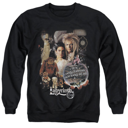 Labyrinth 25 Years Of Magic Mens Crewneck Sweatshirt Black Officially Licensed